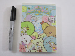 Cute Kawaii San-X Sumikko Gurashi Tapioca Bubble Drink 4 x 6 Inch Notepad / Memo Pad - D - Stationery Designer Paper Collection