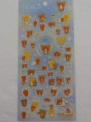 Cute Kawaii San-X Rilakkuma Bear Star Shower Sticker Sheet 2019 - A - for Planner Journal Scrapbook Craft