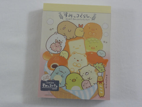 Cute Kawaii San-X Sumikko Gurashi Bread Bakers Mini Notepad / Memo Pad - D - 2019