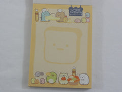 Cute Kawaii San-X Sumikko Gurashi Bread Bakers Mini Notepad / Memo Pad - D - 2019