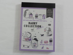 Cute Kawaii Kamio Hedgehog Grocery Shopping Soda Drink Mini Notepad / Memo Pad A - Stationery Designer Paper Collection