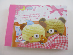 Cute Kawaii Crux Cream Bears Mini Notepad / Memo Pad - Stationery Designer Paper Collection