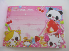 Cute Kawaii Crux Rabbit Hamster Panda Mini Notepad / Memo Pad - Stationery Designer Paper Collection