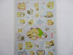 Cute Kawaii San-X Kokoro Araiguma Raccoon Sticker Sheet 2020 - B - for Planner Journal Scrapbook Craft