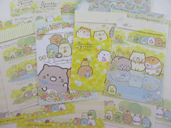 Cute Kawaii San-X Sumikko Gurashi Spring Flower Field Letter Sets - Writing Paper Envelope Stationery Penpal