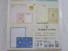 Cute Kawaii Kamio Tasty Cafe Letter Set Pack - Stationery Writing Paper Penpal