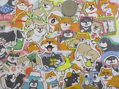 Cute Kawaii Dog Puppies Flake Stickers - 40 pcs - for Journal Planner Craft Scrapbook