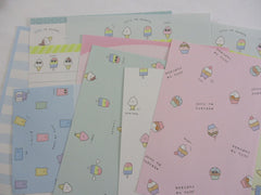 Cute Kawaii Kamio Juicy Sweet Ice Cream Cupcakes Letter Sets - Stationery Writing Paper Envelope