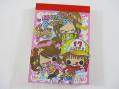 Cute Kawaii Kamio Girl Friend Best Friend Mini Party Mini Notepad / Memo Pad - Stationery Design Writing Collection