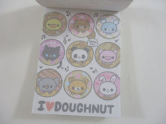 Cute Kawaii  Q-Lia I ♥ Doughnut Mini Notepad / Memo Pad - Stationery Designer Paper Collection