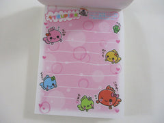Cute Kawaii Q-Lia Fish Mini Notepad / Memo Pad - Stationery Design Writing Collection