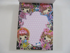 Cute Kawaii Kamio Girl Friend Best Friend Girls Time Mini Notepad / Memo Pad - Stationery Design Writing Collection