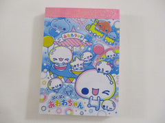Cute Kawaii Kamio Soap Bubble Awa Chan Mini Notepad / Memo Pad - D - Stationery Designer Paper Collection - Super Rare