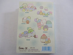Cute Kawaii San-X Sumikko Gurashi Bath Shower theme 4 x 6 Inch Notepad / Memo Pad - Stationery Designer Paper Collection