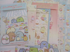 Cute Kawaii San-X Sumikko Gurashi Ice Cream Letter Sets - A - Writing Paper Envelope Stationery Penpal