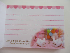 Cute Kawaii Crux Marshmallow Rabbit Bunny Mini Notepad / Memo Pad - Stationery Designer Paper Collection