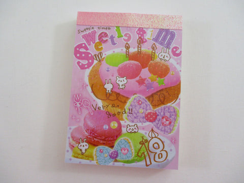 Cute Kawaii Crux Sweetie Time Rabbit Bunny Mini Notepad / Memo Pad - Stationery Designer Paper Collection