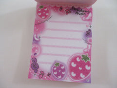 Cute Kawaii Kamio Strawberry Music Mini Notepad / Memo Pad - Stationery Designer Paper Collection