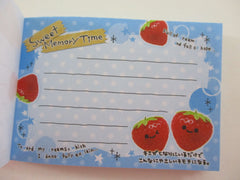Cute Kawaii Crux Sweet Memory Time Cherries Mini Notepad / Memo Pad - Stationery Designer Paper Collection