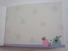 Cute Kawaii Crux Funny Colorful Poop Mini Notepad / Memo Pad - Stationery Design Writing Collection
