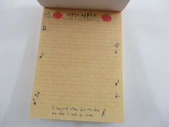 Cute Kawaii Q-Lia Apple Apple Smile Mini Notepad / Memo Pad - Stationery Designer Paper Collection
