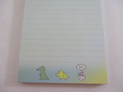 Cute Kawaii Kamio Dinosaurs 4 x 6 Inch Notepad / Memo Pad - Stationery Designer Paper Collection