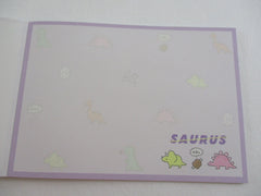 Cute Kawaii Kamio Dinosaurs 4 x 6 Inch Notepad / Memo Pad - Stationery Designer Paper Collection
