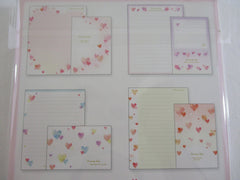 Cute Kawaii Kamio Loving Day Hearts Letter Set Pack - Stationery Writing Paper Penpal