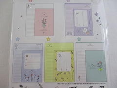 Cute Kawaii Crux Flower Diary Letter Set Pack - Stationery Writing Paper Penpal
