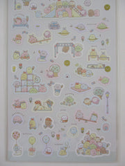 Cute Kawaii San-X Sumikko Gurashi Happy Playground  Sticker Sheet 2021 - A - for Planner Journal Scrapbook Craft