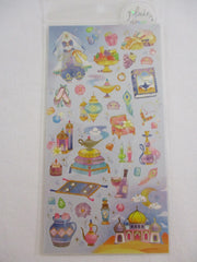 Cute Kawaii Mind Wave Fairy Tale Princess Theme Sticker Sheet - Purple Aladdin Castle - for Journal Planner Craft