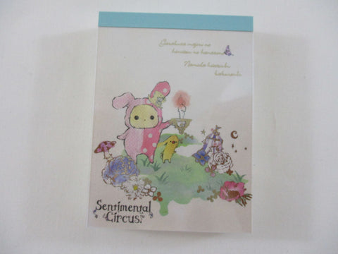 Cute Kawaii San-X Sentimental Circus Mini Notepad / Memo Pad - A - Vintage Rare