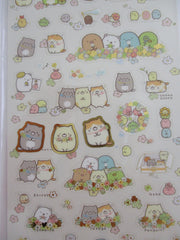 Cute Kawaii San-X Sumikko Gurashi Flower Field Spring Sticker Sheet 2019- B - for Planner Journal Scrapbook Craft