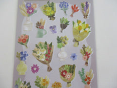 Cute Kawaii MW - Flower Bouquet Sticker Sheet - for Journal Planner Craft