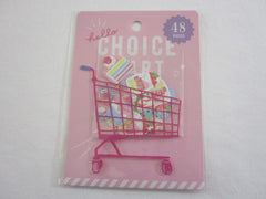 Cute Kawaii Crux Choice Mart Shopping Cart Stickers Flake Sack - Sweets Ice Cream Donut Pastry