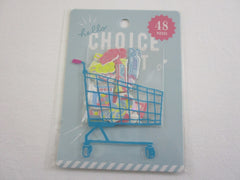 Cute Kawaii Crux Choice Mart Shopping Cart Stickers Flake Sack - Candy Candies
