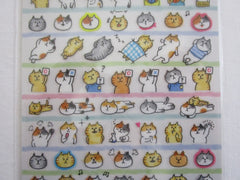 Cute Kawaii Mind Wave Cat Nap Happy Day Sticker Sheet - for Journal Planner Craft