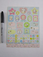 Cute Kawaii Kamio Marshmallow Large Sticker Sheet - Collectible - for Journal Planner Craft Stationery