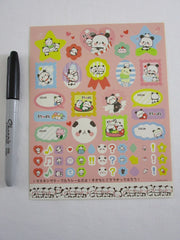 Cute Kawaii Kamio Mochi Panda Large Sticker Sheet - Collectible - for Journal Planner Craft Stationery