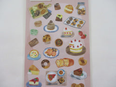 Cute Kawaii MW Gentle Warm Seal Series - C - Pastries Sweets Cake Cheesecake Tea Sticker Sheet - for Journal Planner Craft