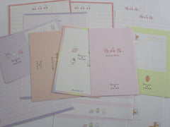 Cute Kawaii Kamio Little Fruits Cherry Ice Cream Milk Letter Sets Stationery - writing paper envelope