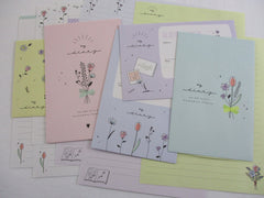 Cute Kawaii Crux My Diary Flower Spring Letter Sets Stationery - writing paper envelope