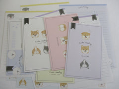 Cute Kawaii Crux Cute Dog Puppies Letter Sets Stationery - writing paper envelope
