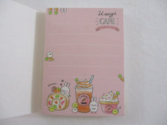 Cute Kawaii Q-Lia Usagi Rabbit Cafe Mini Notepad / Memo Pad - Stationery Design Writing Paper Collection