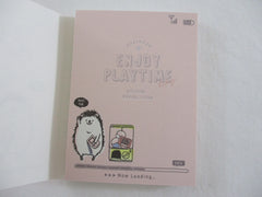 Cute Kawaii Q-Lia Playtime Hedgehog #fun Mini Notepad / Memo Pad - Stationery Design Writing Paper Collection