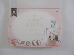Cute Kawaii Q-Lia Harapeko Bear Hedgehog Mini Notepad / Memo Pad - Stationery Design Writing Paper Collection