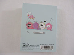 Cute Kawaii Q-Lia Penguin Dino Unicorn Kigurumi Mini Notepad / Memo Pad - Stationery Design Writing Paper Collection