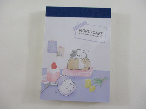 Cute Kawaii Crux Moru cafe Mini Notepad / Memo Pad - Stationery Designer Paper Collection
