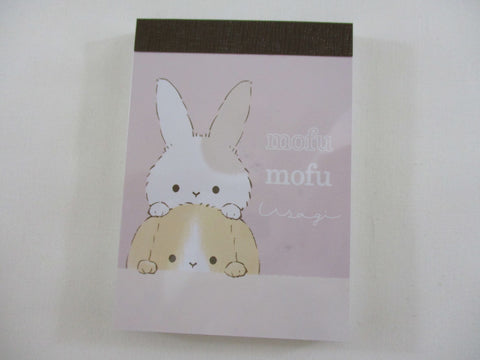 Cute Kawaii Crux Rabbit Bunny Mofu Usagi Mini Notepad / Memo Pad - Stationery Designer Paper Collection