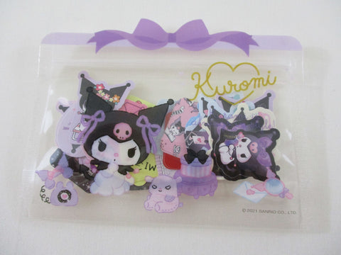 Cute Kawaii Characters Flake Stickers Sack Preowned - Kuromi
